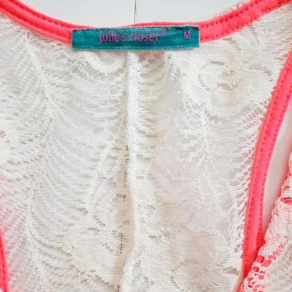 NWOT lace racerback tank - Picture 3 of 7